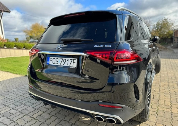 Mercedes-Benz GLE cena 374999 przebieg: 52000, rok produkcji 2021 z Kalisz małe 596